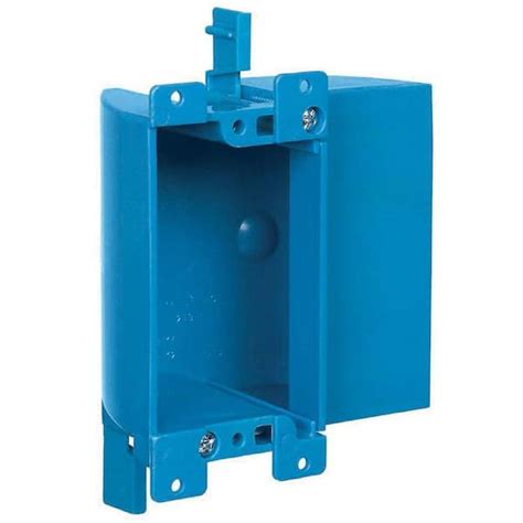 shallow metal electrical outlet box|exterior single gang electrical box.